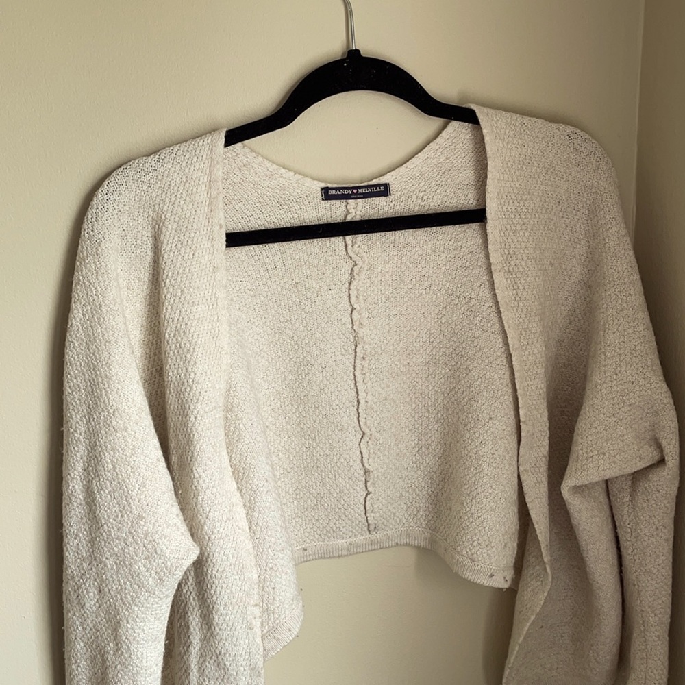 Brandy Melville Beige Cardigan